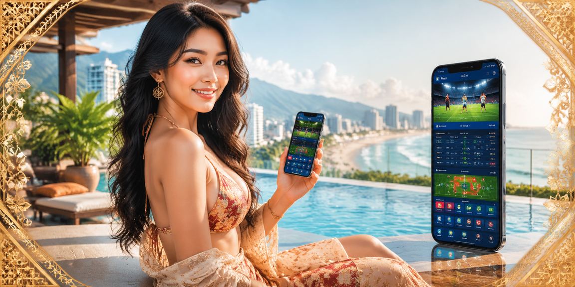 Người dùng tại Đà Nẵng sử dụng ứng dụng casino trực tuyến trên bãi biển với điện thoại thông minh