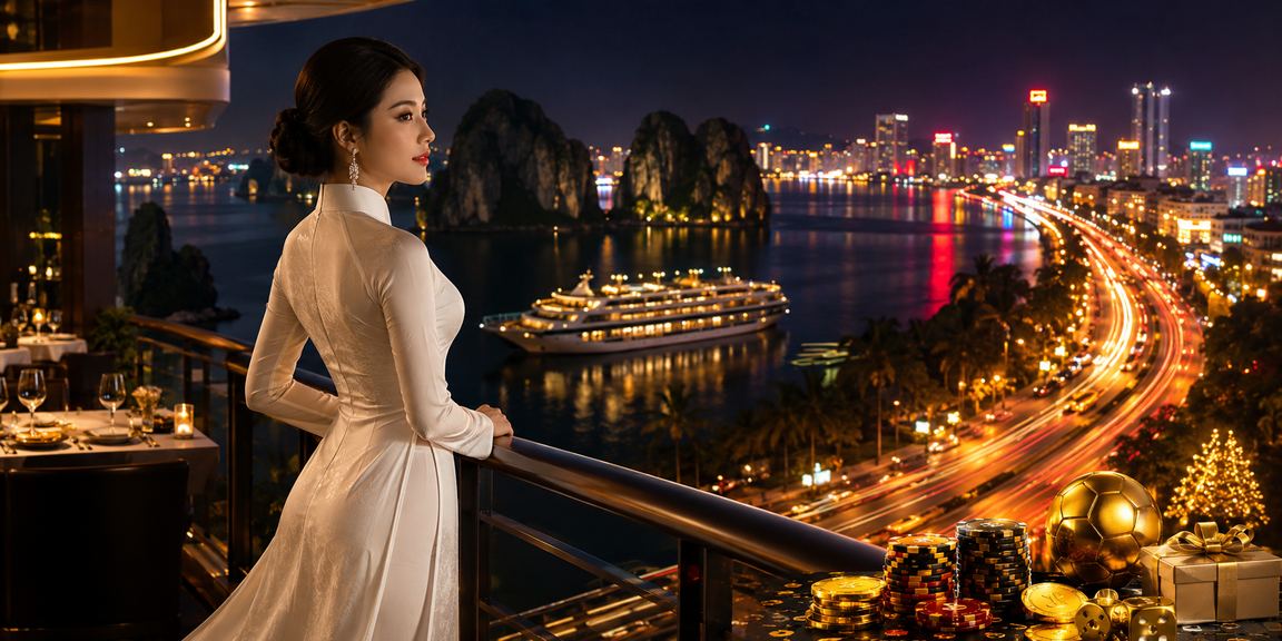 Vịnh Hạ Long với không gian cá cược và giải trí đặc sắc theo phong cách Việt Nam