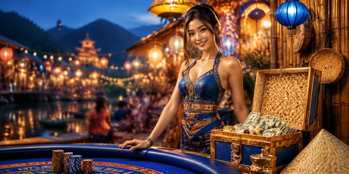 Người chơi tại Sa Pa đặt cược casino trực tuyến với nón lá truyền thống giữa khung cảnh núi rừng